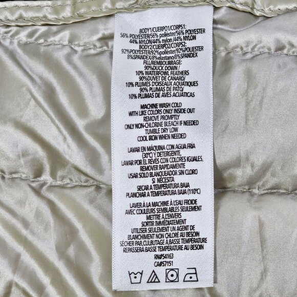 ✨ Calvin Klein Performance Jacket – Women’s 1X, Light Gold Bodice & Black Knit S - Picture 15 of 15